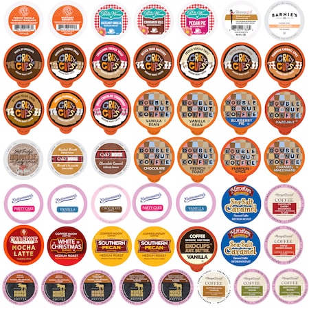 Perfect Sampler Perfect Samplers Flavored Coffee Variety Pack Standard-50 Ct WM-PS-Flavor-50